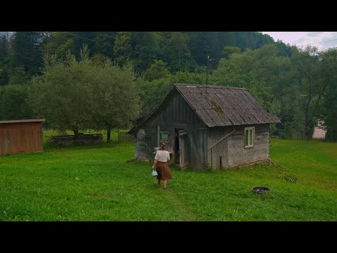 Life Away from Civilization: A Woman Prepares for Winter