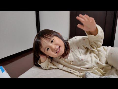 【末っ子3歳】大好きなパパを独り占め！こんなに話せるようになりました！