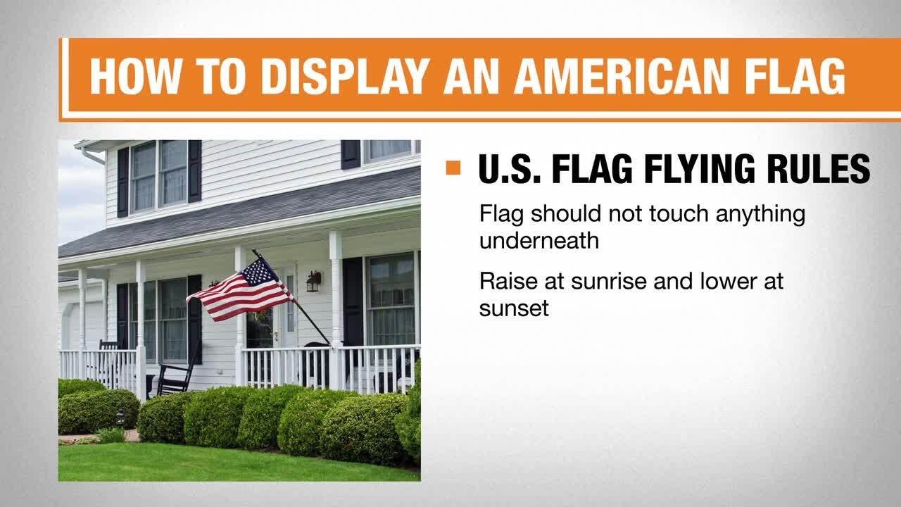 How to Display an American Flag