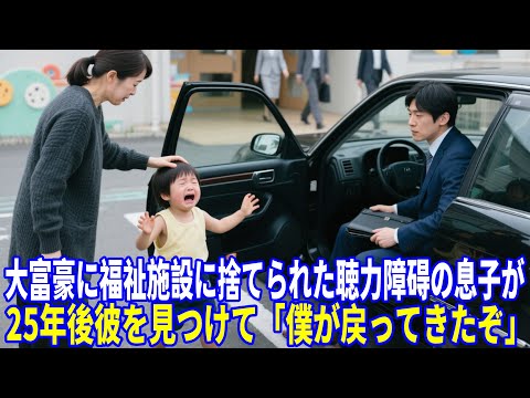 大富豪に福祉施設に捨てられた聴力障害の息子が、25年後彼を見つけて「僕が戻ってきたぞ」