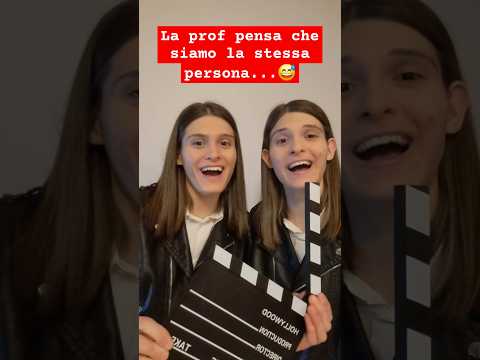 Monguzzi è il nostro cognome se non si fosse capito 🤣 #twins #gemelle #twinsister #storytime #scuola