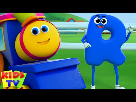 ABC Song for Kids, वर्णमाला गीत + Kids Songs and Preschool Lessons with Bob the Train