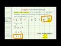 Inverse Variation and Reciprocal Functions