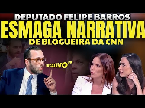 TOMOU NA CARA; Deputado ESMAGA NARRATIVA de BLOGUEIRA AO VIVO na CNN