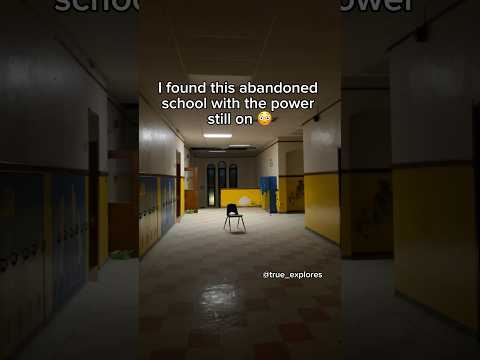 I discovered a robbery in progress at this untouched abandoned school 😳🚔