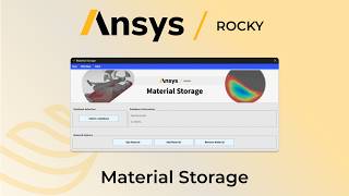 Ansys Rocky™: Material Storage Script for Local Repository and Ansys Granta Integration