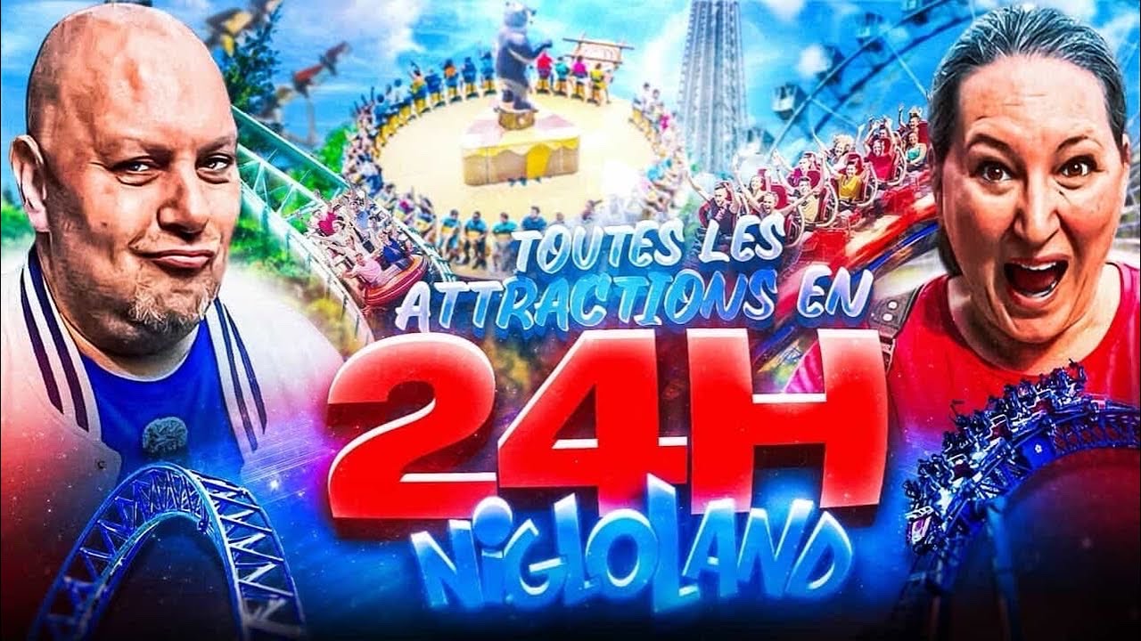 24H POUR FAIRE TOUTES LES ATTRACTIONS DE NIGLOLAND 😱 (Mission Impossible ?)