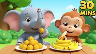 Ek Mota Hathi Urdu & Hindi Rhymes | Alif Bay Pay, Five Little Monkeys + More Educational Songs