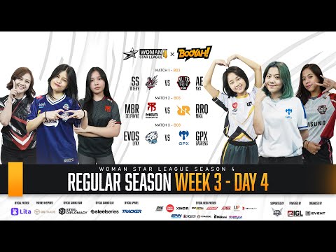 GPX BASRENG VS EVOS LYNX | WOMAN STAR LEAGUE S4 REGULAR SEASON WEEK 3 DAY 4