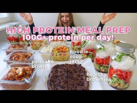 Easy, Healthy & High protein Meal Prep | 100G+ Protein Per Day!