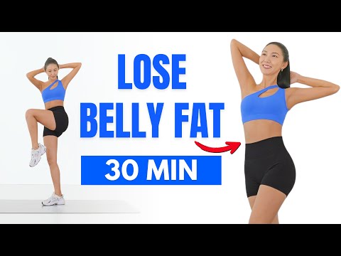 Get rid of BELLY FAT in 1 Week 🔥 30 Min Standing Workout - No Jumping, No Squat, No Lunge