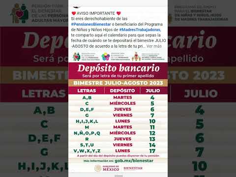 adiós a la pensión bienestar adulto mayor se termino el pago de julio