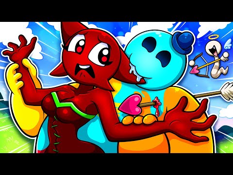 Doey the Doughman Fall in Love with Mroona?!  | Poppy Playtime 4, Incredibox Sprunki Animation