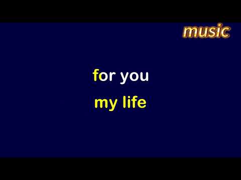 I Live My Life for You _ Karaoke Version _ FiKTV 伴奏 no vocal 無人聲 music 純音樂 karaoke 卡拉OK 伴唱