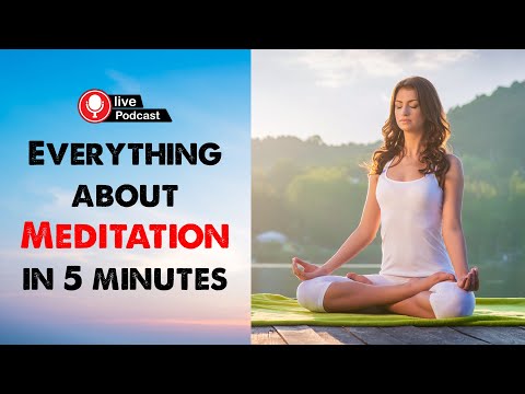 'How to Meditate' for Beginners | Everything about Meditation in 5 minutes | Hindi TV India Podcast