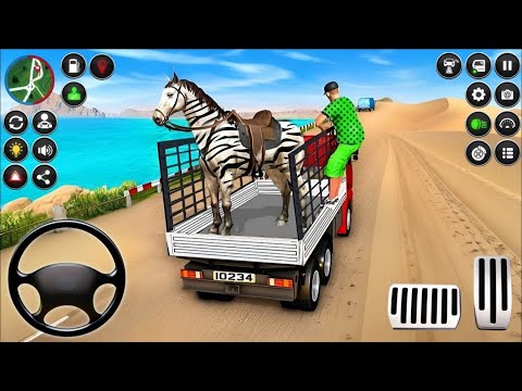 Farm Animal Truck Transport Simulator - Real Zoo Transporter Truck Driving - Android GamePlay