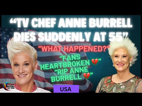 “TV Chef Anne Burrell Dies Suddenly at 55 – Fans Heartbroken 💔” #bestchef #tvstar ##entertainment
