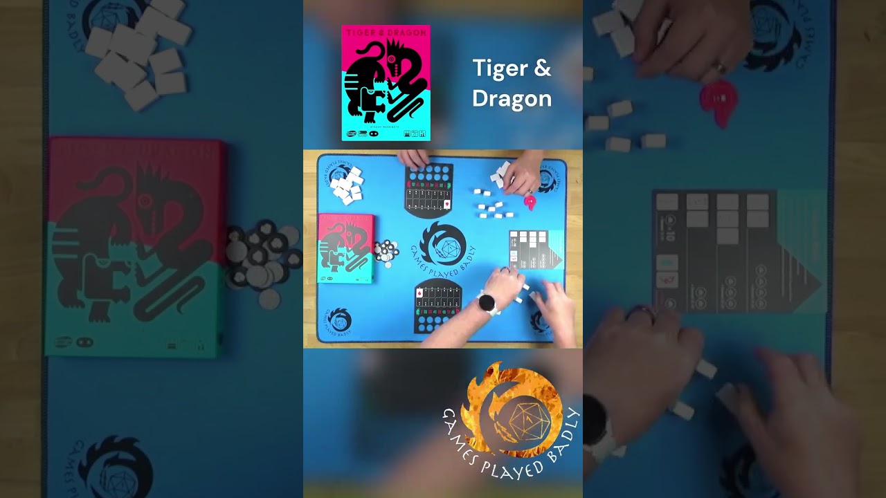 Tiger & Dragon: Be the master of the battlefield! #boardgame