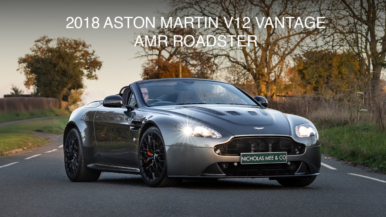 Video preview of Aston Martin V12 Vantage AMR Roadster (2018)