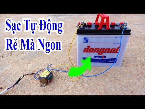 từ nay đừng tốn tiền mua bộ sạc acqui nữa vì cách này quá hay, cách chế sạc bình acqui dễ nhất
