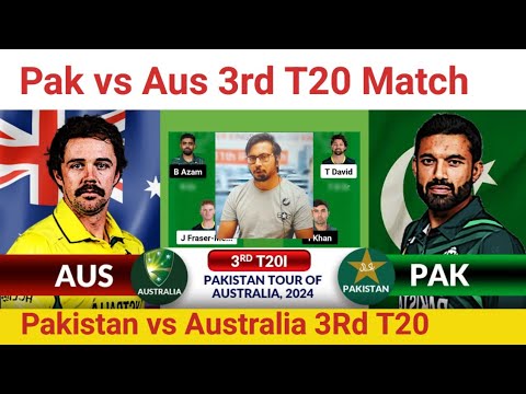 AUS vs PAK Prediction|AUS vs PAK  Team|Australia vs Pakistan 3rd T20 Match