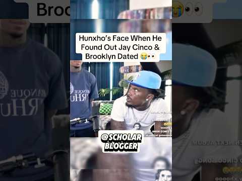 Hunxho Face When He Found Out Jay Cinco Dated Brooklyn Frost 😂 #shorts #funny #fyp