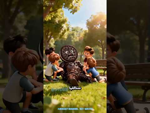 شاهدوا طفل تنكر في زي بسكويت  🤣💥