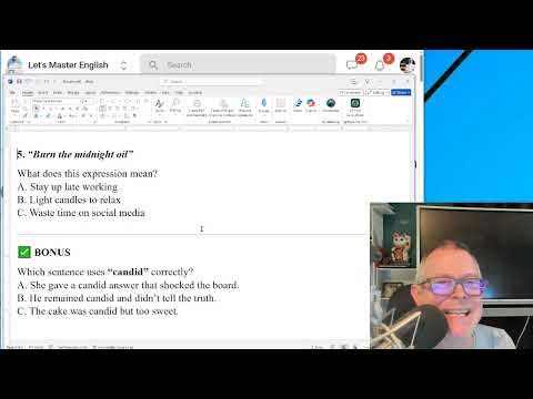 Let's Talk: Vocabulary Challenge #3