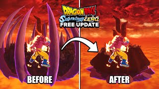 (DLC 3) NEW STAGE DESTRUCTION FREE UPDATE! - Dragon Ball Sparking Zero Gameplay