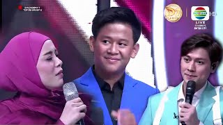 Aksi Heboh Rizki Billar Saat Lesty Kejora Bersikap Beda Pada Peserta D'Academy Malam ini.