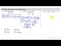 Product Rule and Derivatives