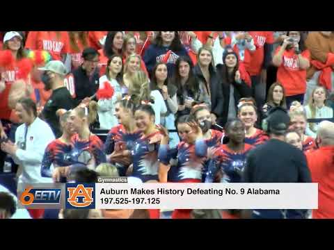 Auburn Gymnastics handles Alabama inside Auburn Arena | 1.28.22