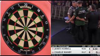 IT ALL KICKS OFF BETWEEN CHARLIE MANBY & JAMES HURRELL 2026 UK OPEN DARTS