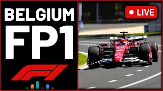 🔴F1 Live 2025 Belgian GP Free Practice 1 | Commentary + Live Timings | Formula 1 Watchalong