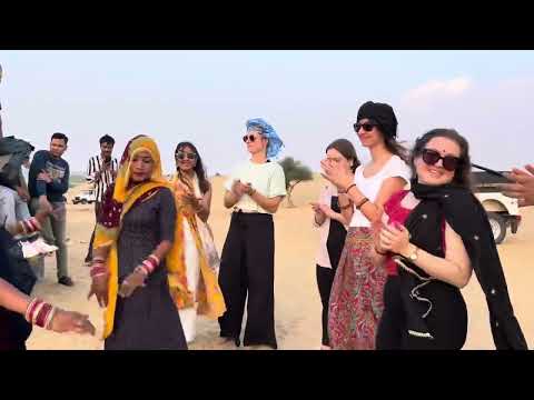 गौरो को नचाया सम के धोरो में | Sam Sand Dunes Jaisalmer Desert Safari Camp