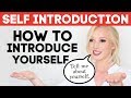 Self-Introduction Techniques