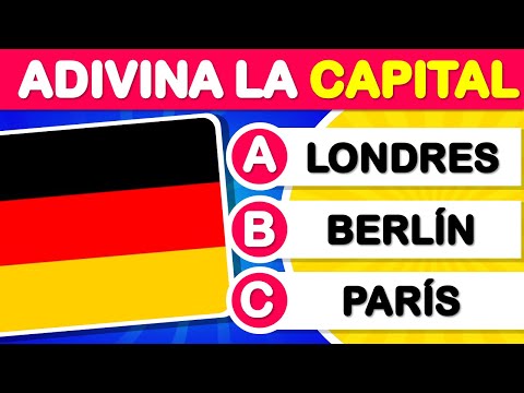 🚩 Adivina la CAPITAL de cada PAÍS ✅| 🤔🧠50 CAPITALES de países de todo el MUNDO | 🌎 Test de geografía