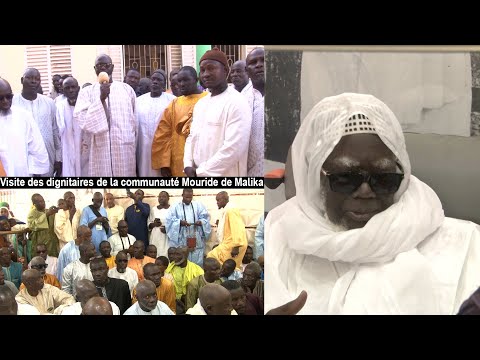 Visite des dignitaires de la communauté Mouride de Malika chez le khalif général les mourides