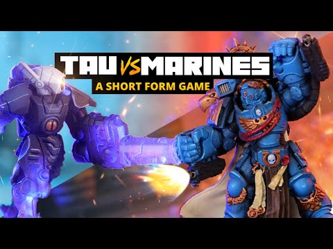 Tau Empire vs Space Marines - Warhammer 40k Battle Report