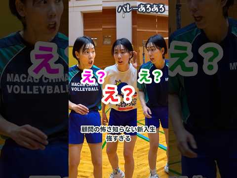 【バレーあるある】顧問の怖さ知らない新入生つよすぎる
