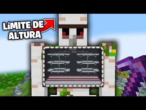 Construí la GRANJA DE HIERRO más exagerada en Minecraft Hardcore