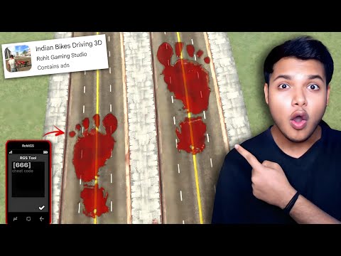 Trying Scariest CHEAT CODE Of Indian GTA 5 ( INDIAN BIKE DRIVING 3D )