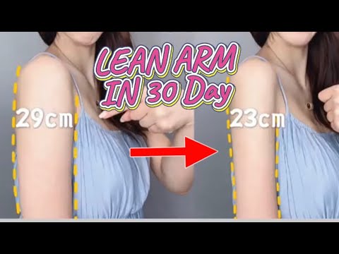 LEAN ARM FAT IN 30 DAY | Top exercise for arm fat, slim arm, leam arm fat super fast