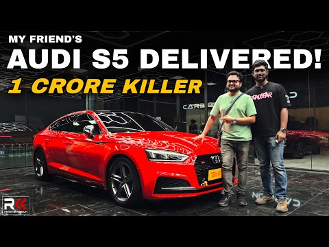 Delivery of my friend's AUDI S5 - First Drive Was Next Level |Exhaust Madness! #ravikirankasturi