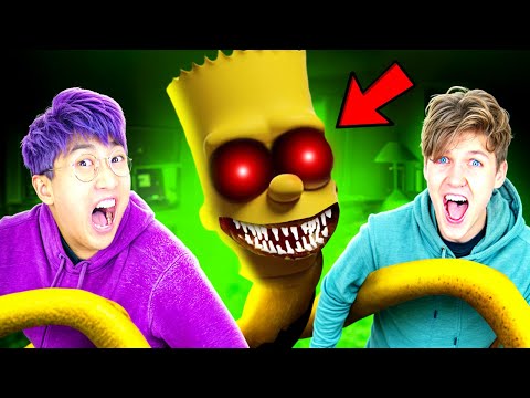 NIGHTMARE SIMPSONS *ATTACKED US*!? (LITTLE BARTMARES Full Game!)