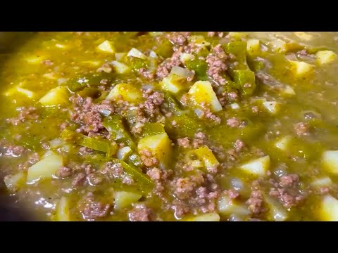 PICADILLO EN SALSA VERDE - CARNE MOLIDA DE RES | IRIS COCINABLOG