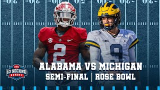 Rose Bowl | MICHIGAN WOLVERINES  TAKE ON THE ALABAMA CRIMSON TIDE