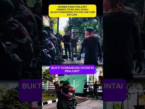MOMEN HARU PERPISAHAN KOMANDAN DAN ANAK BUAHNYA‼️#shorts #fyp #trending #tni