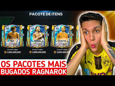 PACK SECRETO BUGADO🔥ABRIR os PACKS +BUGADOS RAGNAROK e DEU NISSO😱… FC MOBILE 25