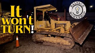 STUCK Clutch on the Baby Bull Dozer... Let's make it TURN! ~ Caterpillar D3 LGP - Part 2
